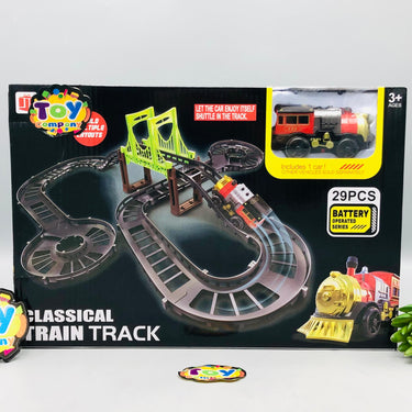 29Pcs Kids Classical Train Track Set